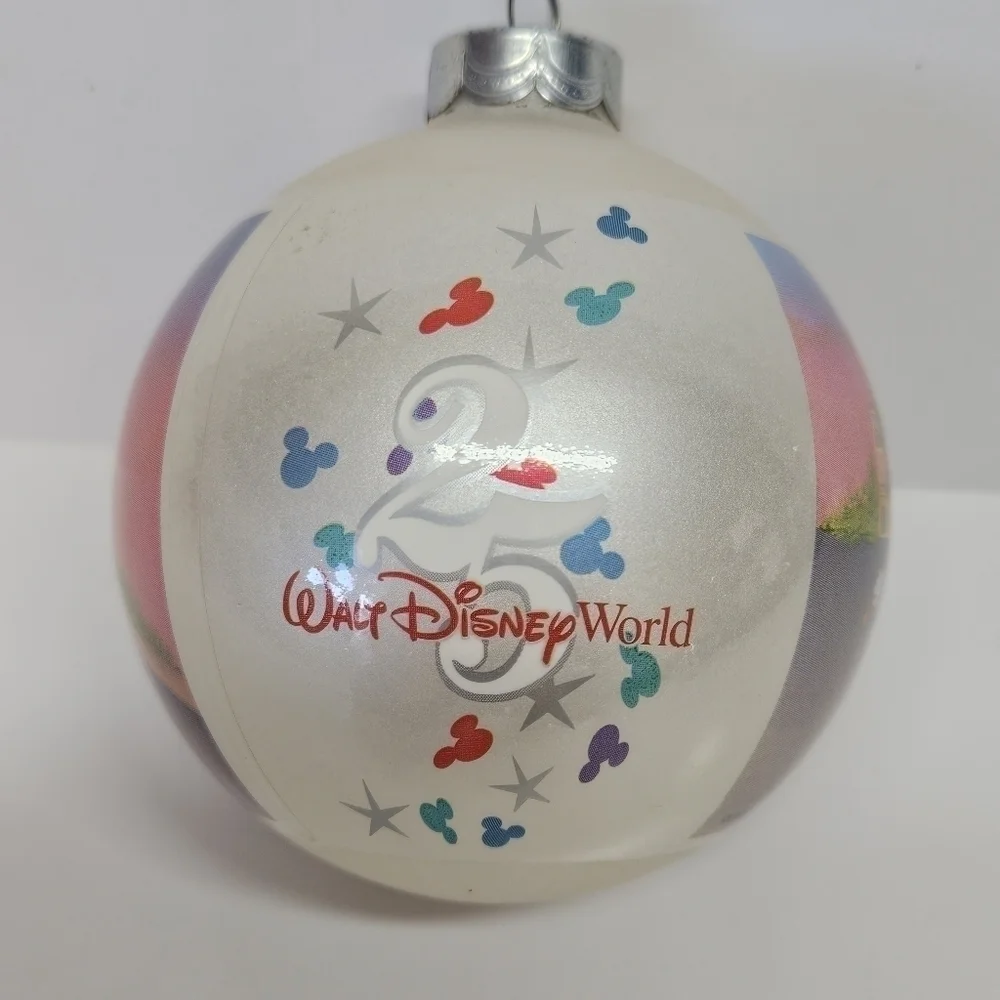 VINTAGE Walt Disney World Remember The Magic 25th Anniversary Christmas Ornament